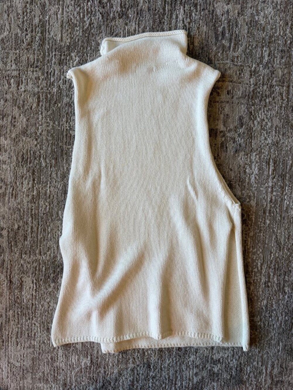 St. Agni Cream Sweater Tank - XS/S - Picture 2 of 3
